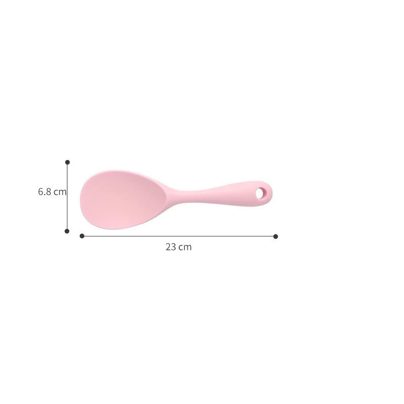 Green-Pink Silicone Kitchen Utensil Set