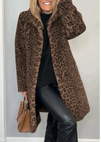 FURIA | Manteau Léopard Stylé