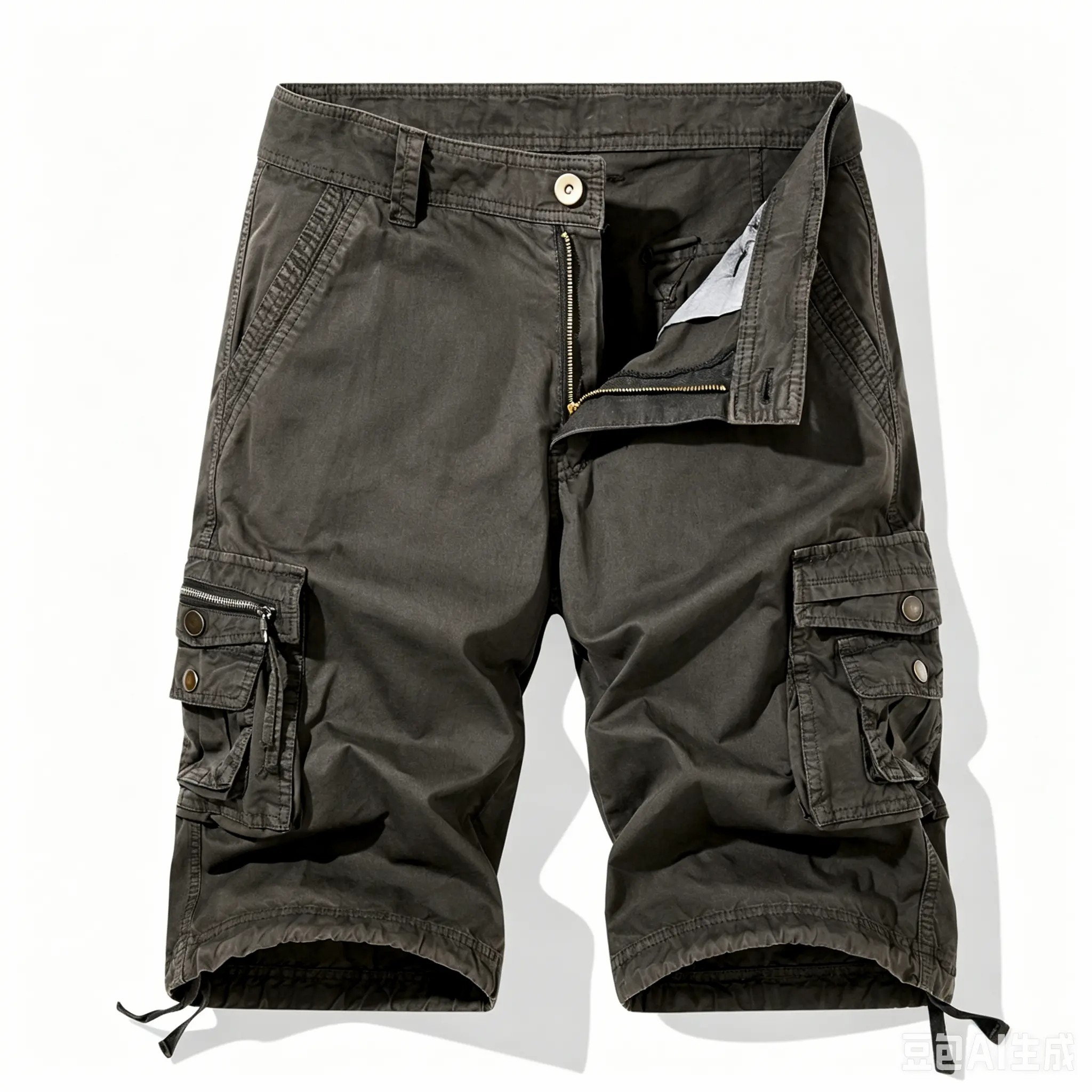 Men's Classic Utility Cargo Shorts – Relaxed Fit Multi-Pocket Summer Shorts