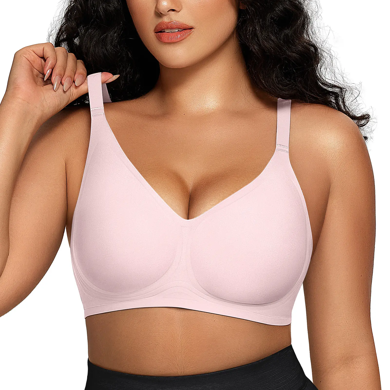 Women's Wireless Seamless Push Up Bra - Comfort Fit