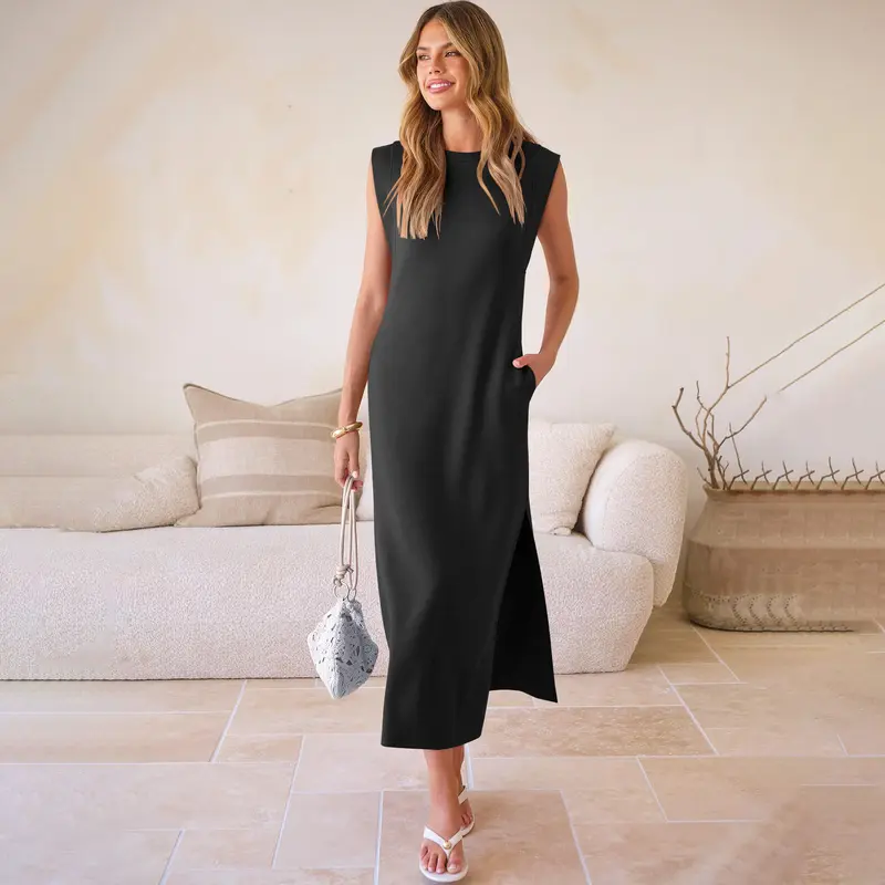 Women's Summer Casual Sleeveless Maxi Dress