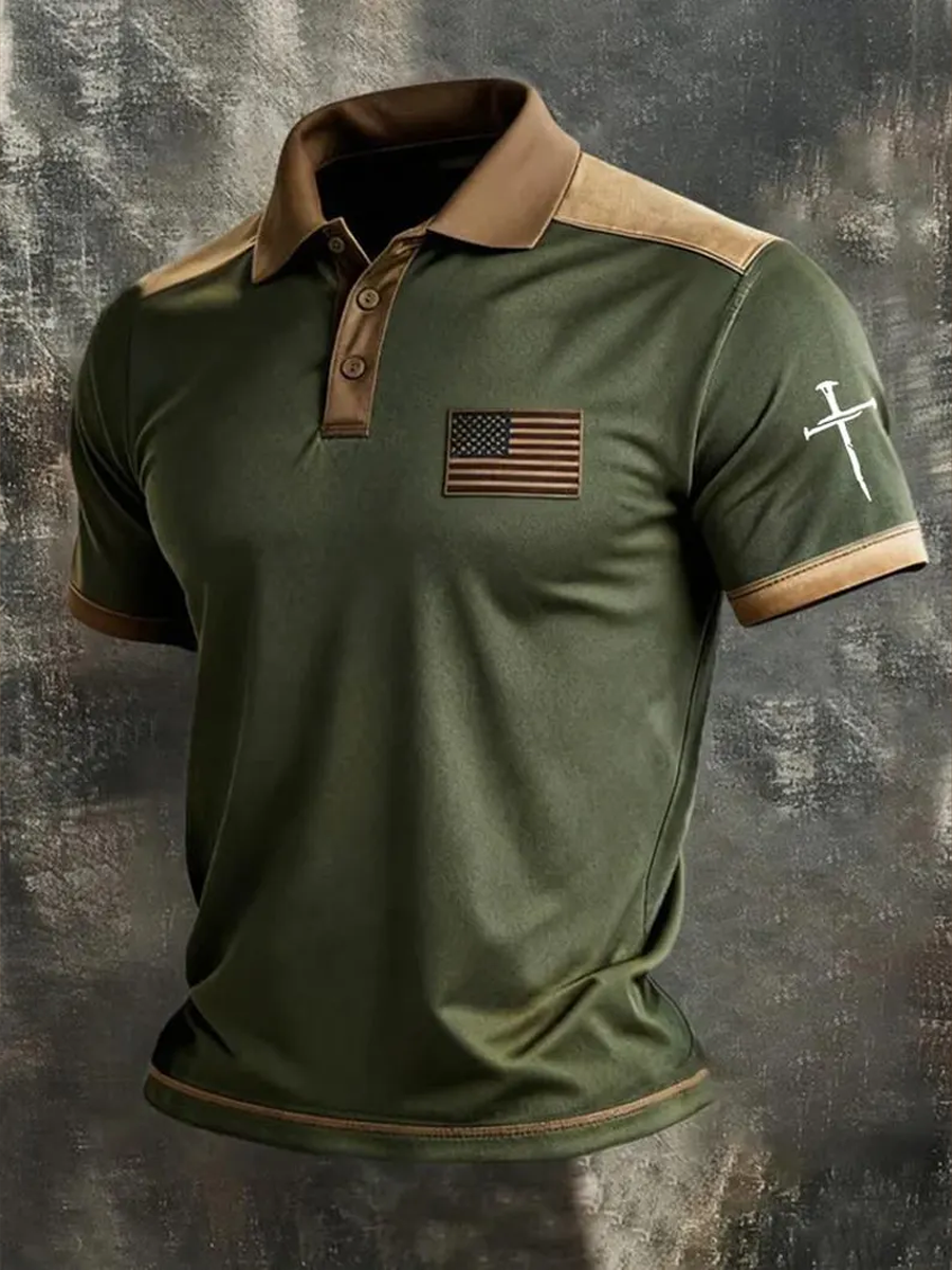 American Flag 250Th Anniversary Polo, 4Th Of July Shirt, Statue Of Liberty, Us 250Th Commemorative Apparel, Best Eagle Gifts For Dad