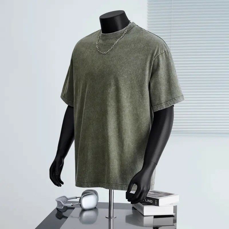 Vintage Oversized Cotton T-Shirt – Unisex Streetwear Loose Fit Tee