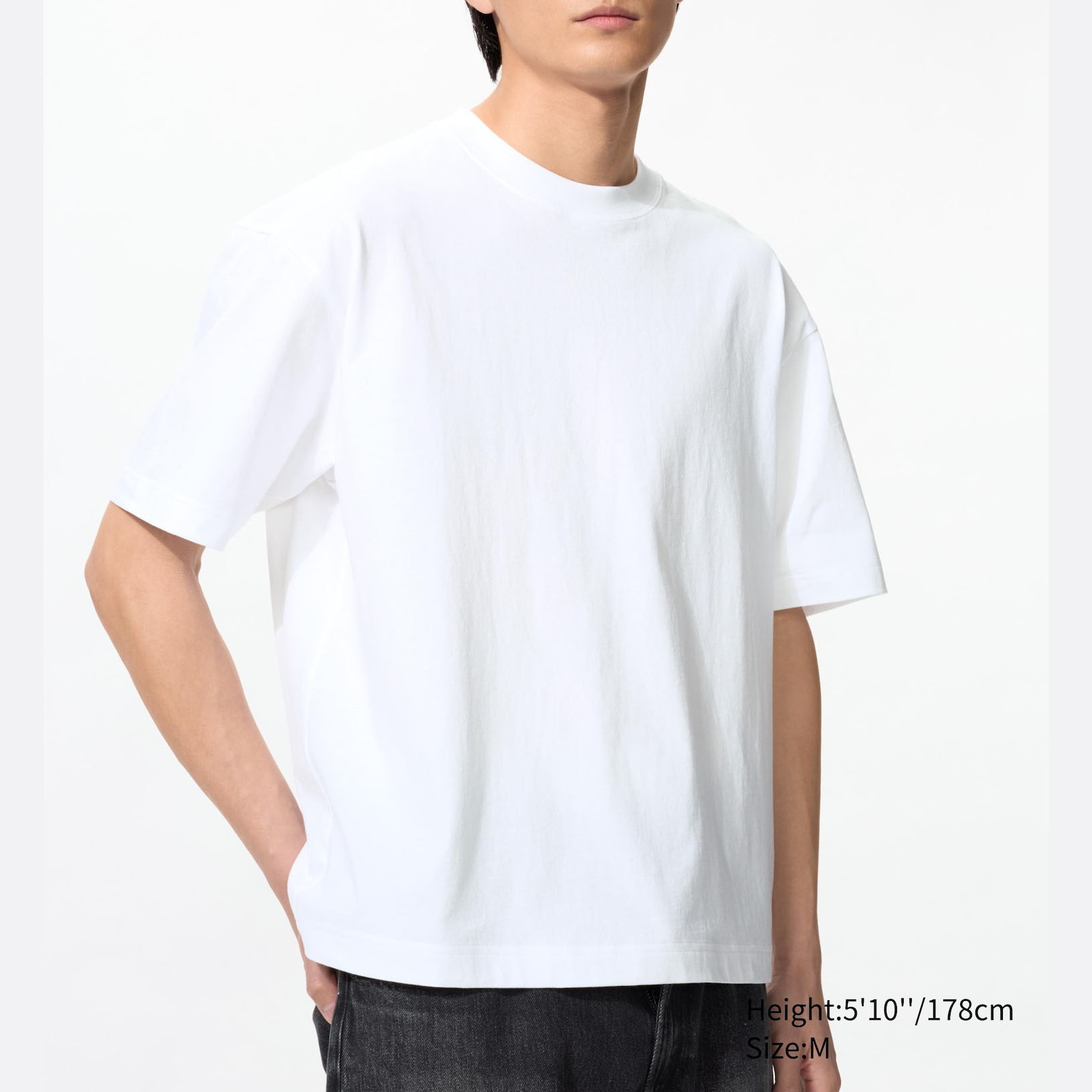 Boxy Cropped 100% Cotton T-Shirt