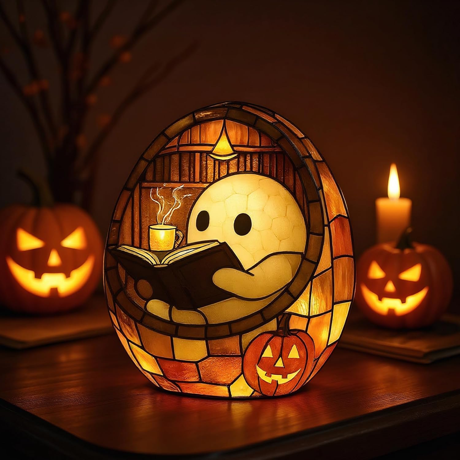 Ghost Reading Book Lamp