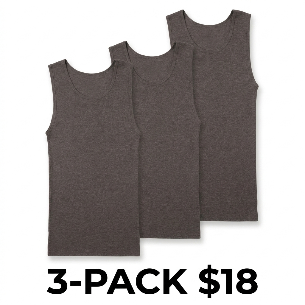 Men's Premium Fitted Tank Top – Ultra-Soft Cotton Stretch