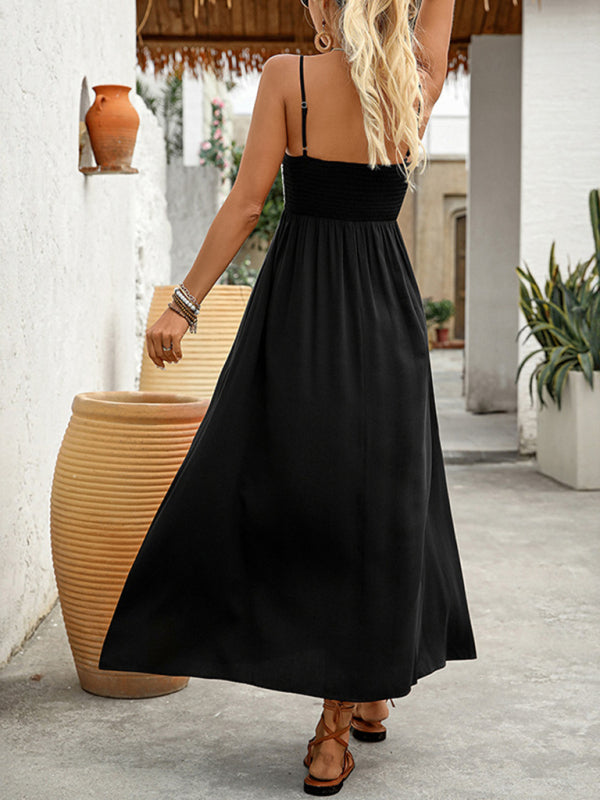 Sleeveless Strappy Midi Dress