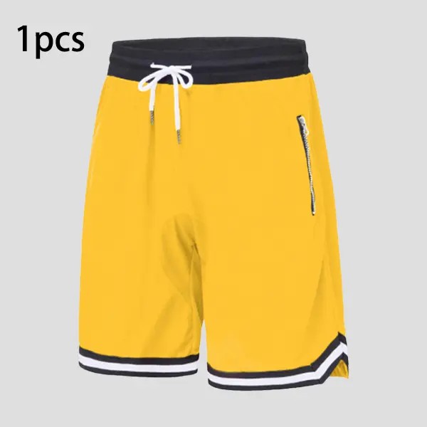 🔥🔥Men’s casual athletic shorts with zippered pockets,  elastic waistband, available in multiple color