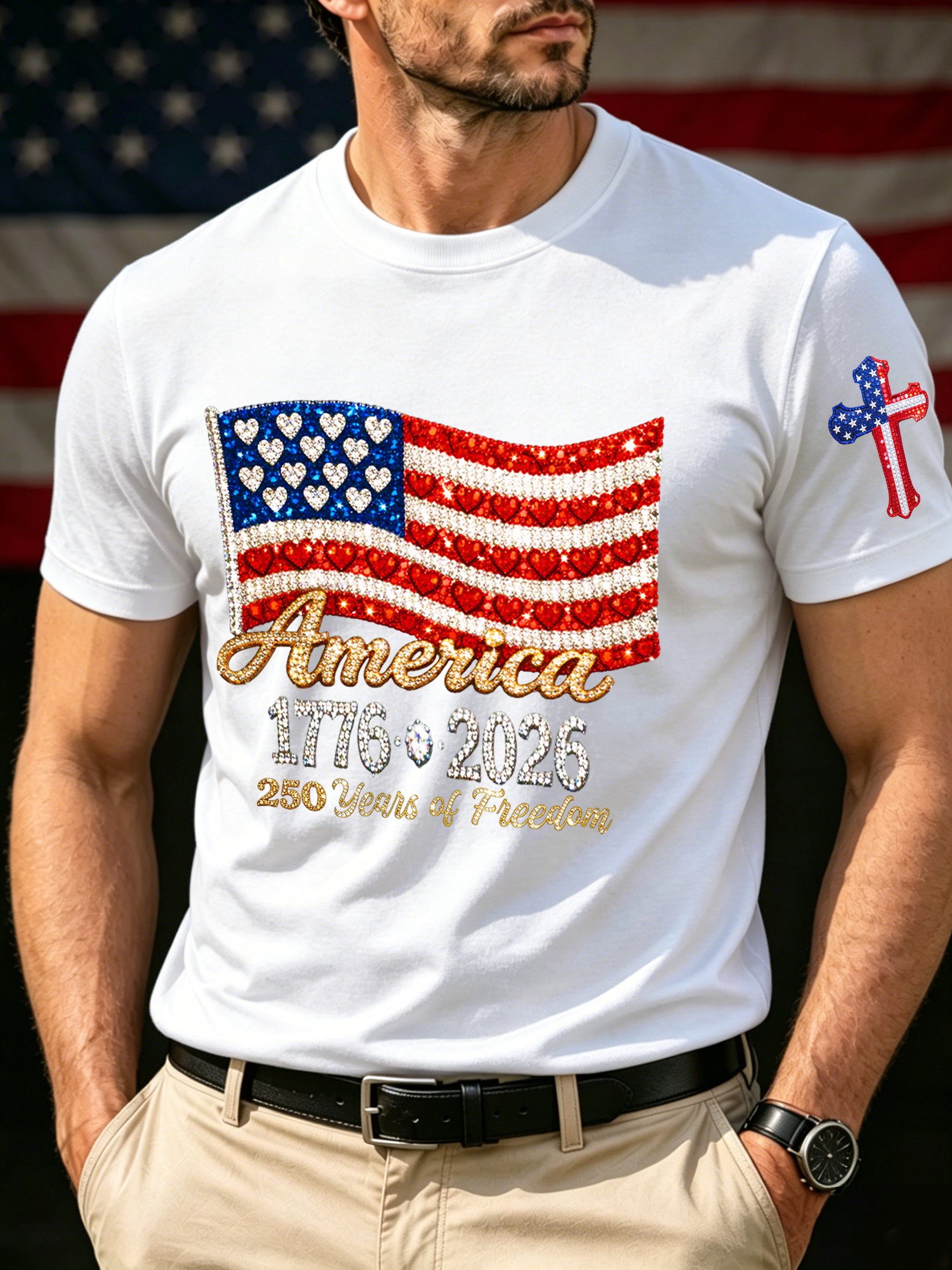 Men's 250th Anniversary Print Top