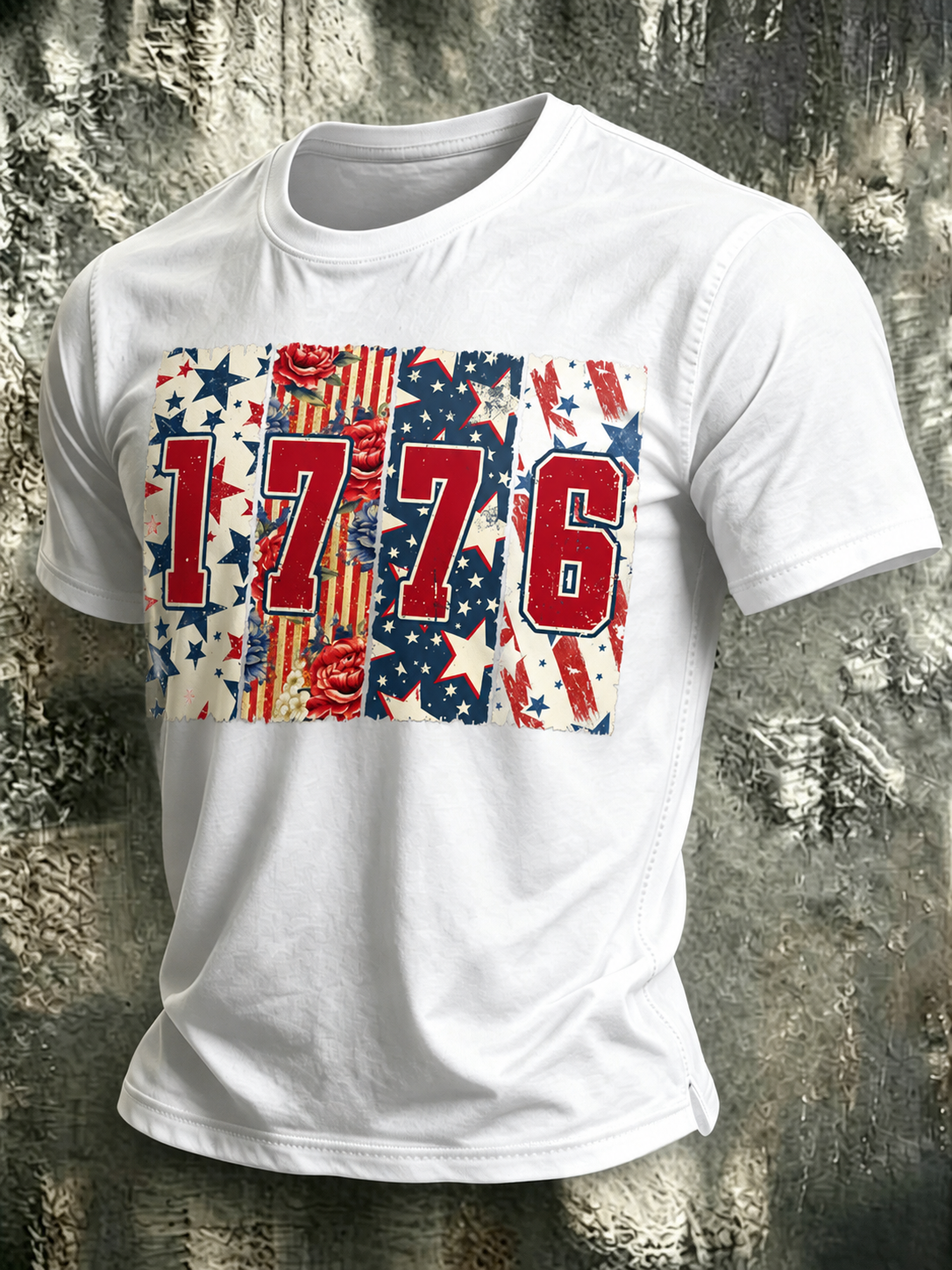 Men's 250th Anniversary Printed Casual T-shirt