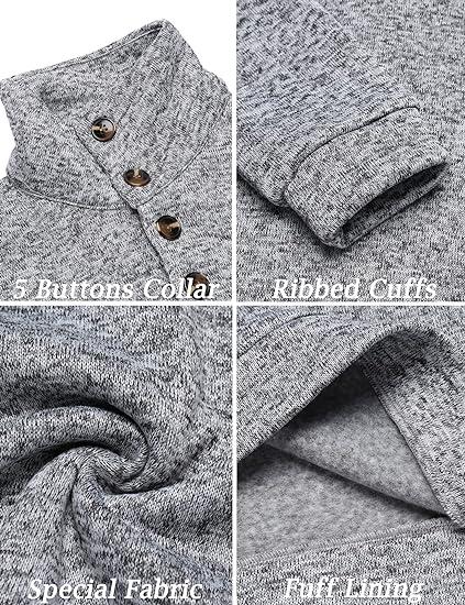 ✨Men’s Lightweight Ribbed Turtleneck Knit Sweater