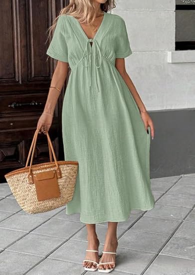 Women's Coastal Breeze Cotton Beach Dress