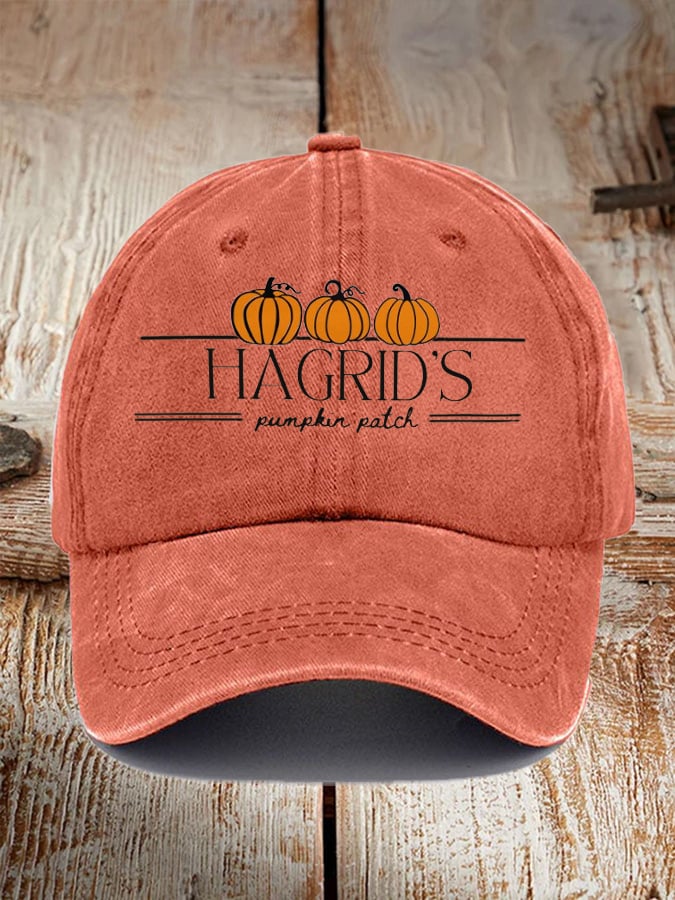 Hagrid's Pumpkin Patch Printed Baseball Capap
