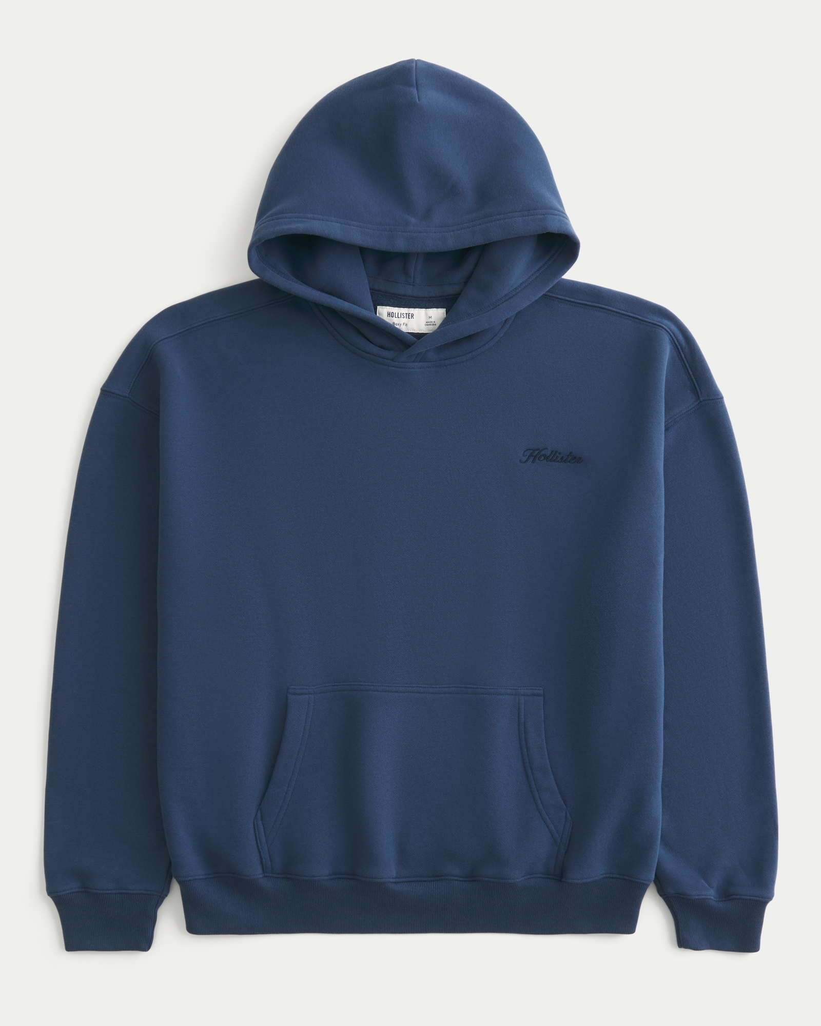 Boxy Camo Logo Hoodie