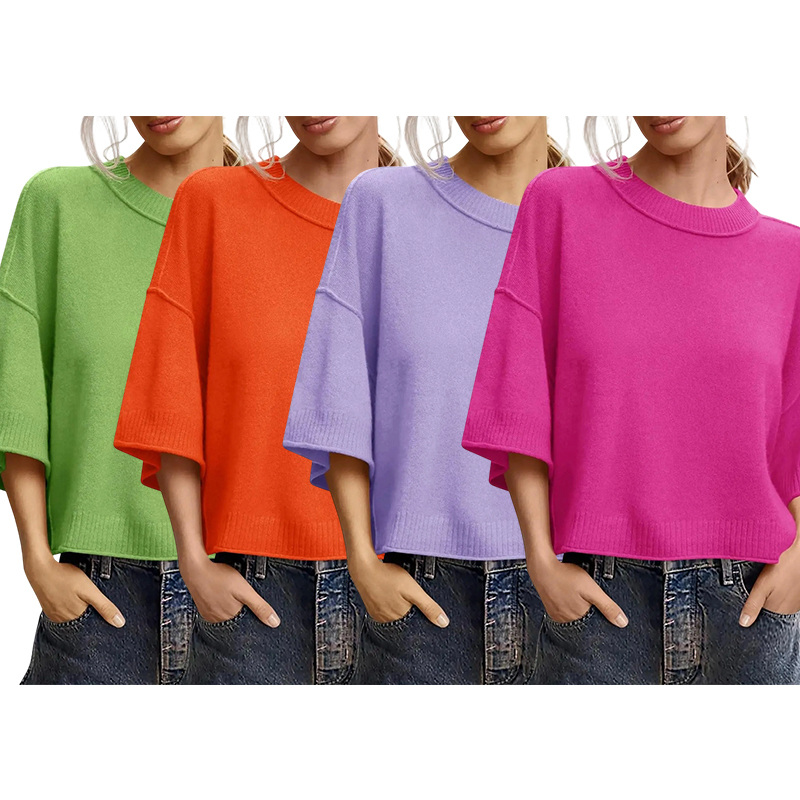 Oversized Summer Knit Top