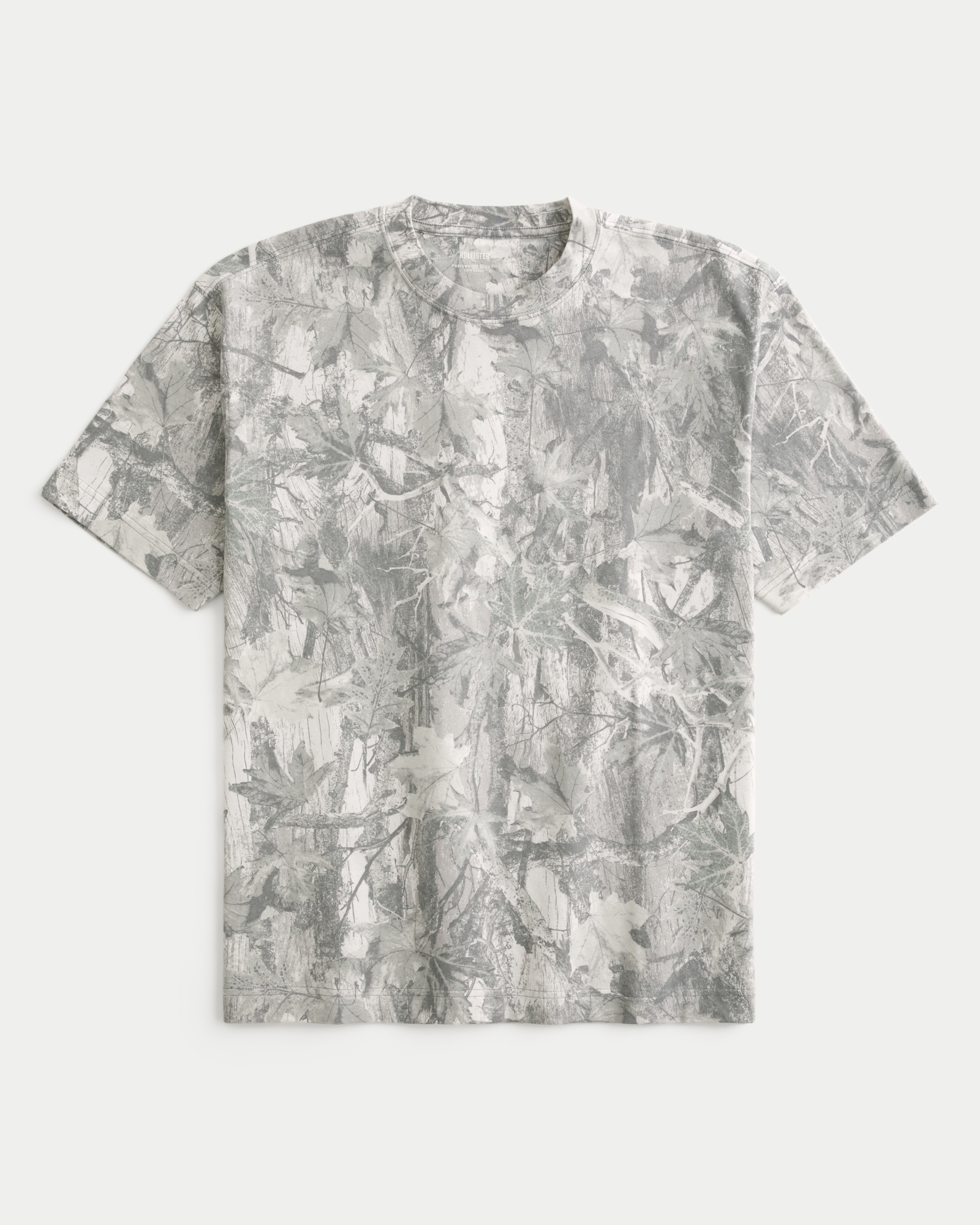 Boxy Heavyweight Washed Cotton Crew T-Shirt