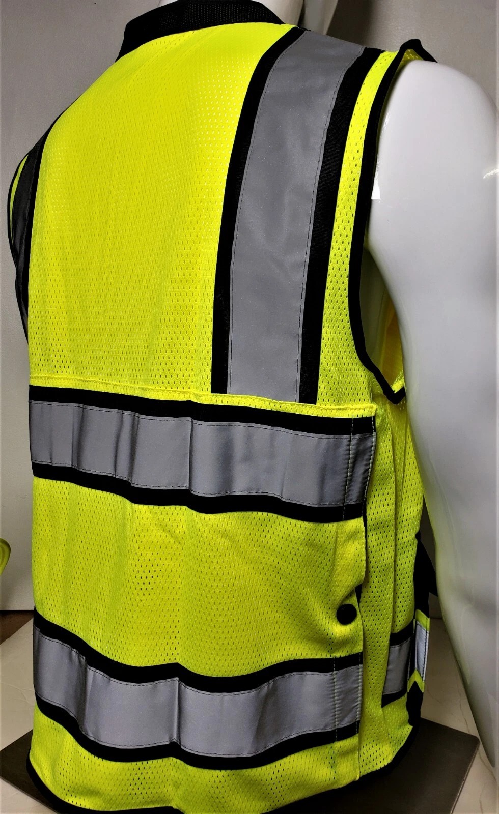 4-Pack Hi-Vis Safety Vest Only $21 | Reflective Mesh Vest with Flag & Utility Pockets