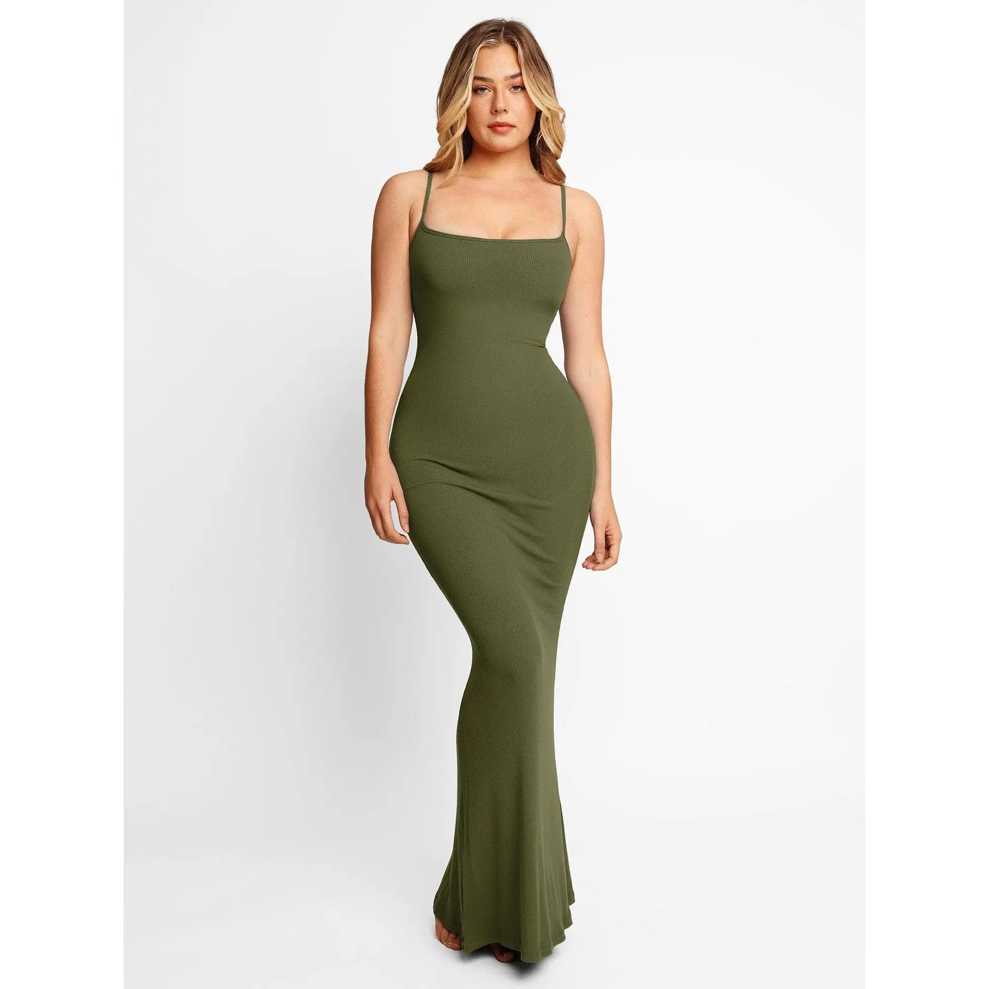 Built-In Shapewear Maxi Dress for Women