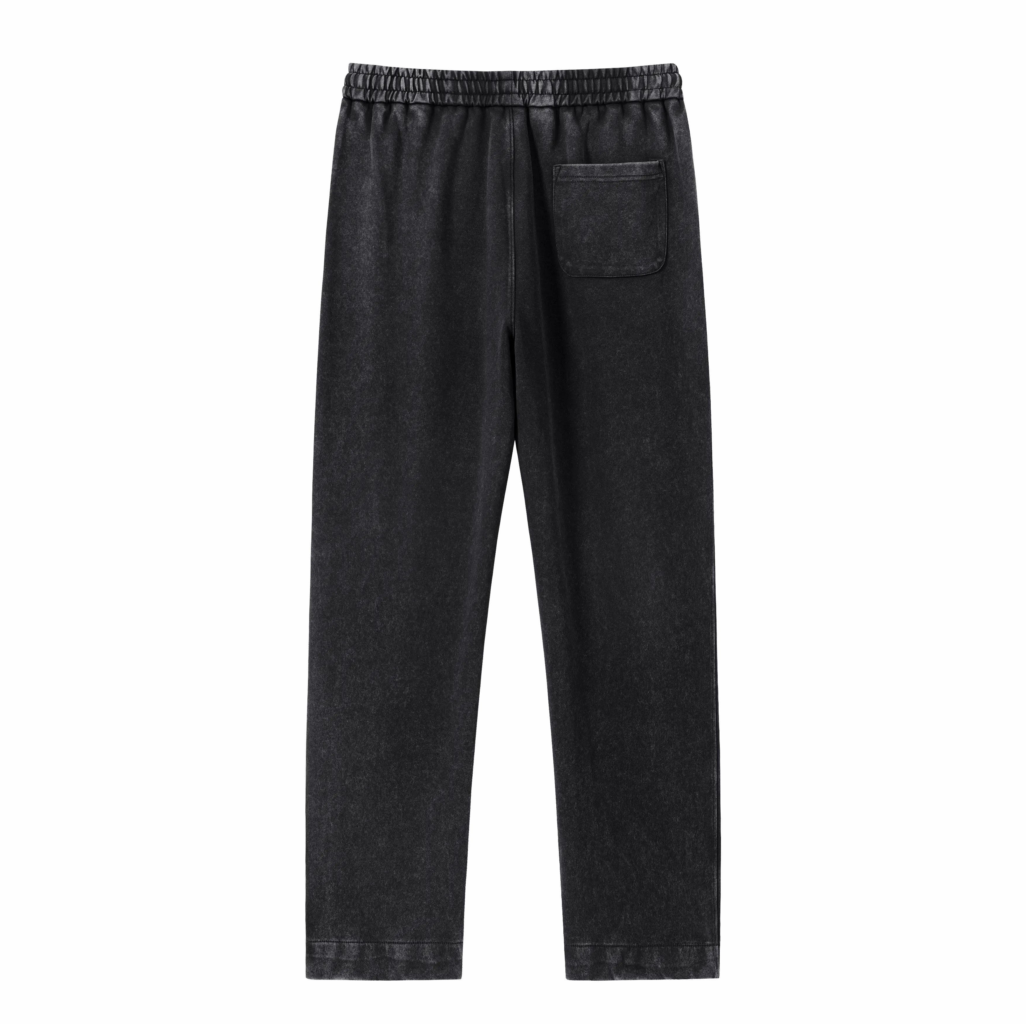 Men's Acid Wash Cotton Sweatpants – Soft Casual Joggers for Everyday Wear