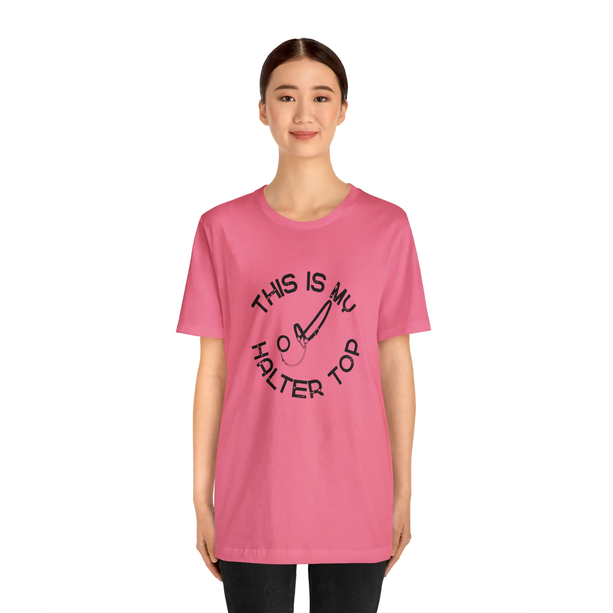 This is My Halter Top Unisex Jersey Short Sleeve Tee