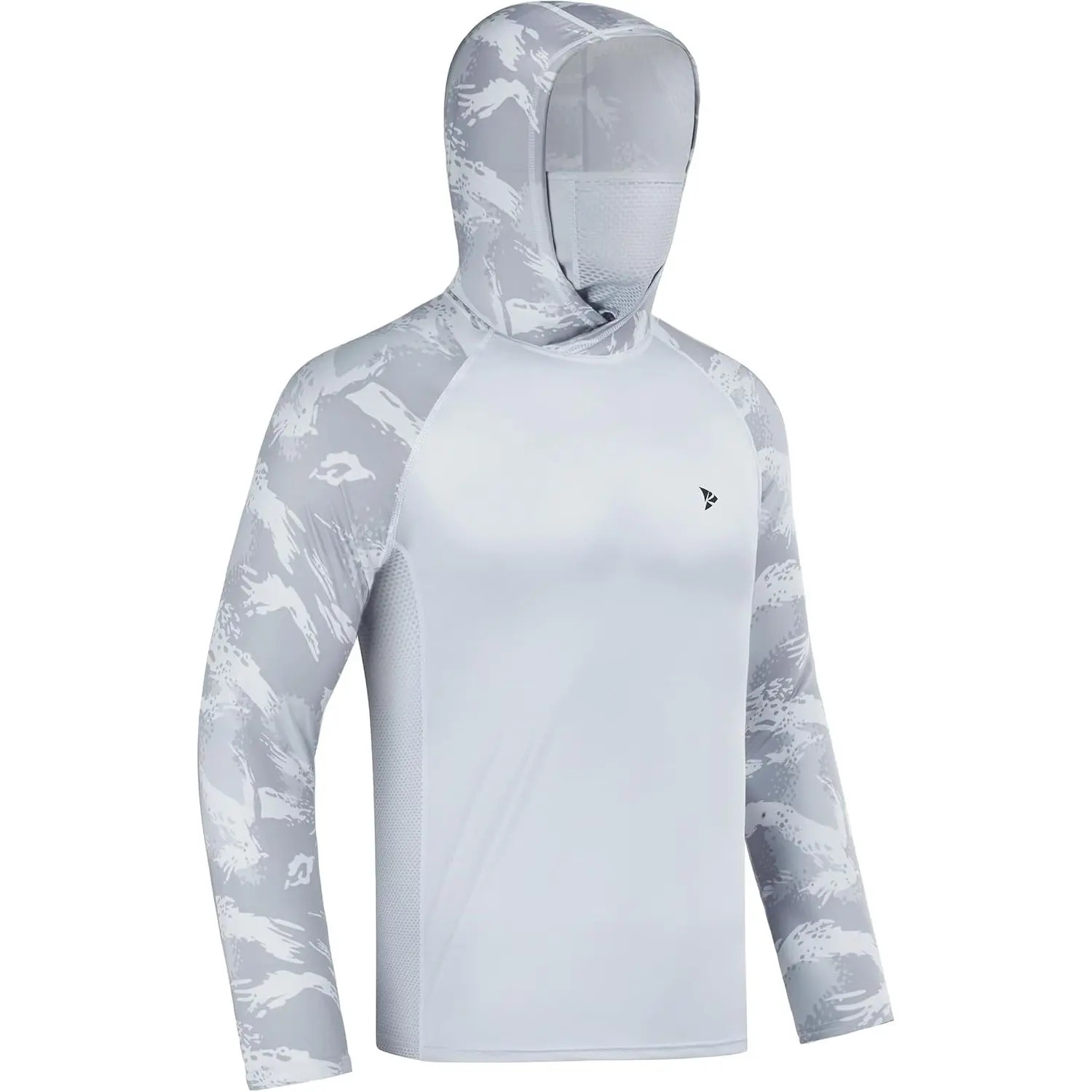 Men's Sun Protection Hoodie (with Face Mask/Neck Gaiter) — UPF 50+ UV Protection