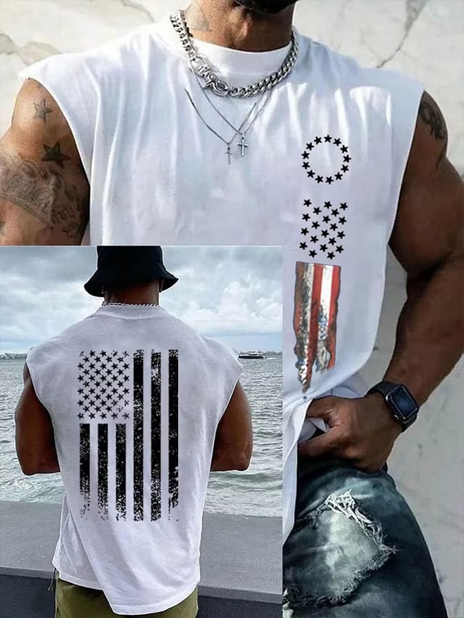 Men's USA 1776-2026 Freedom Printed Top