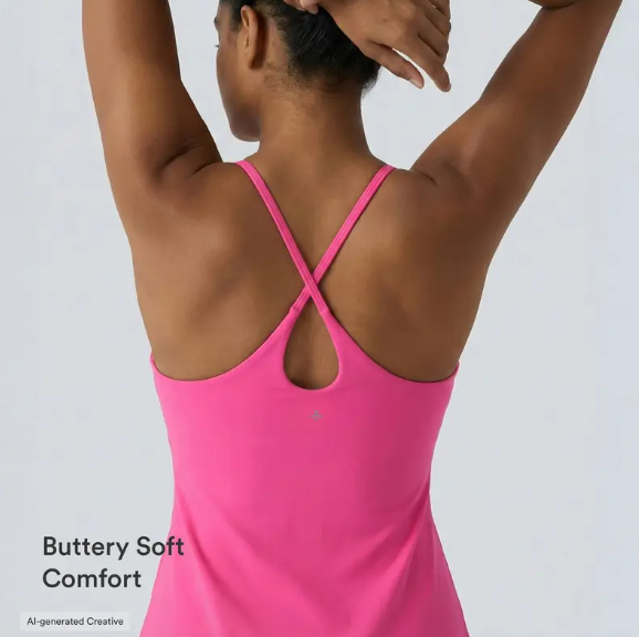 Plush Backless Active Dress-Easy Peezy, Dance Dresses for Women