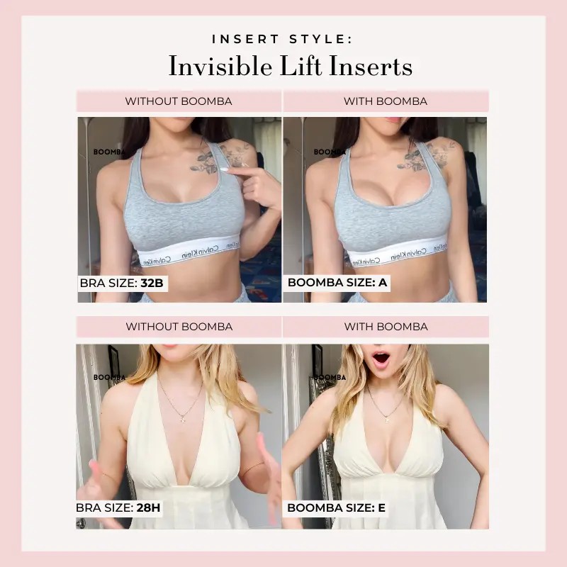 🔥🔥🔥Sticky Bra Inserts That Stay Put – Invisible Lift, No Sewing, Reusable