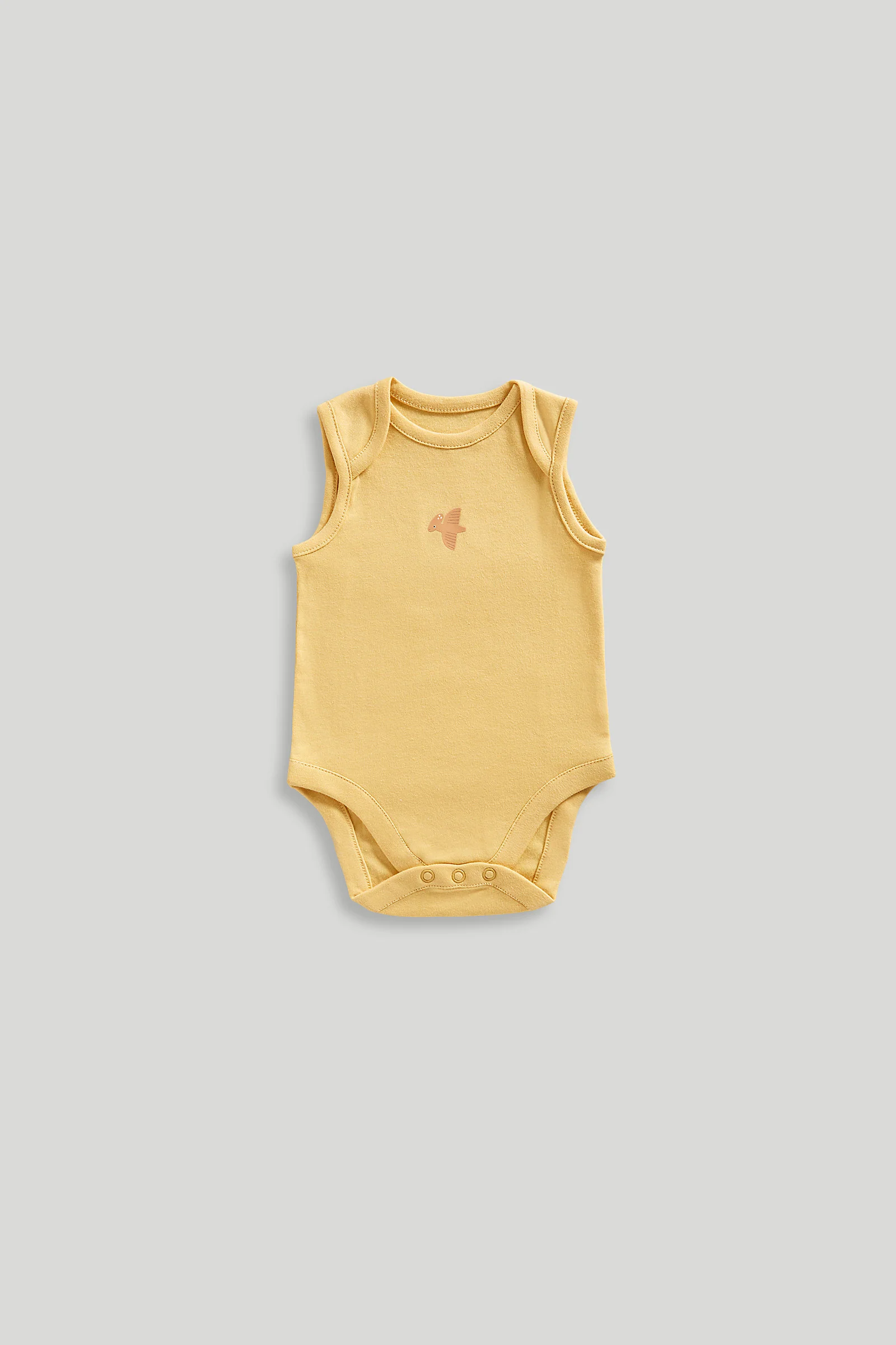Dinosaur Sleeveless Bodysuits - 5 Pack