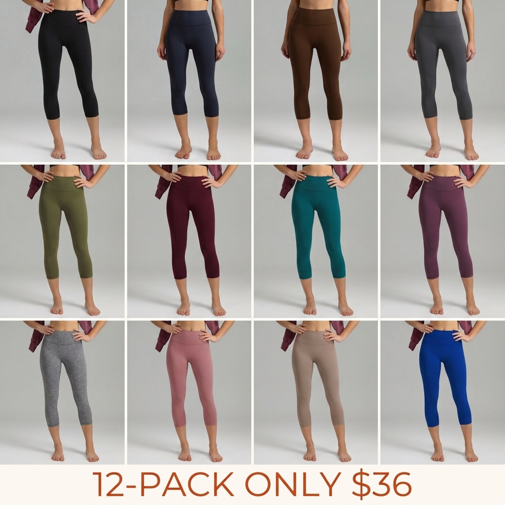 Women's Dreamlux High-Rise Tummy-Control Yoga Cropped Leggings (21-inch)