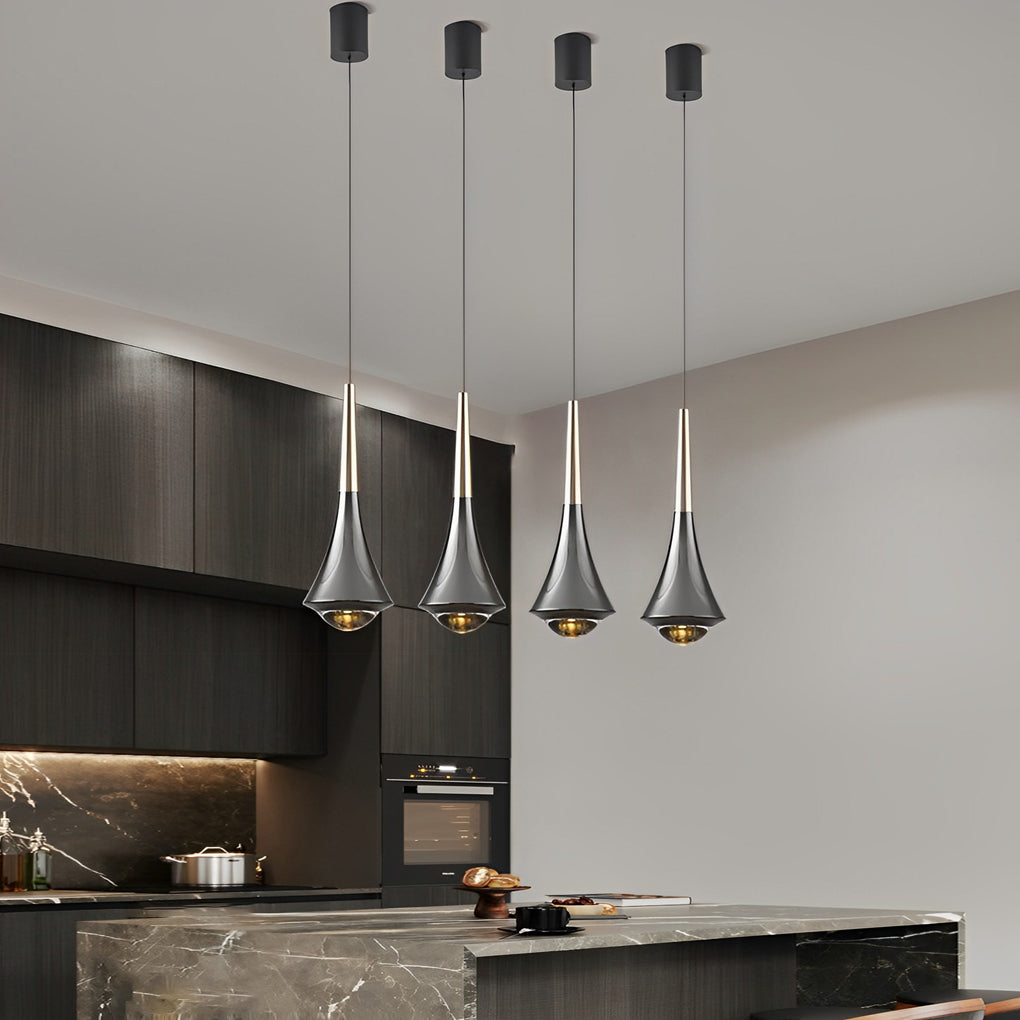 Adjustable Liftable Minimalist Creative LED Modern Chandelier with Touch Switch