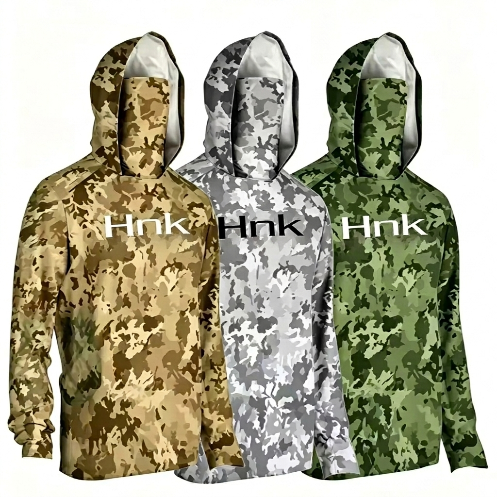 Men's sun-protection hoodie (with face mask),