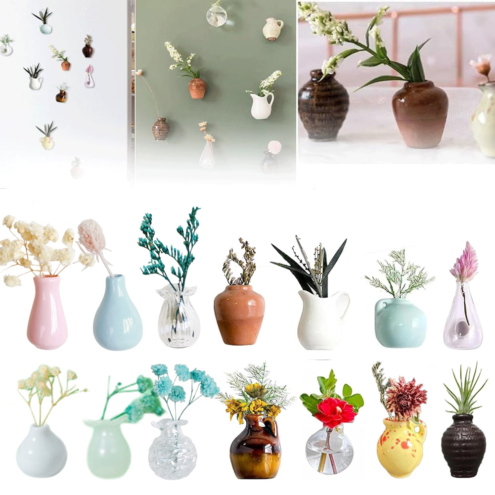 Mini Ceramic Magnetic Vase