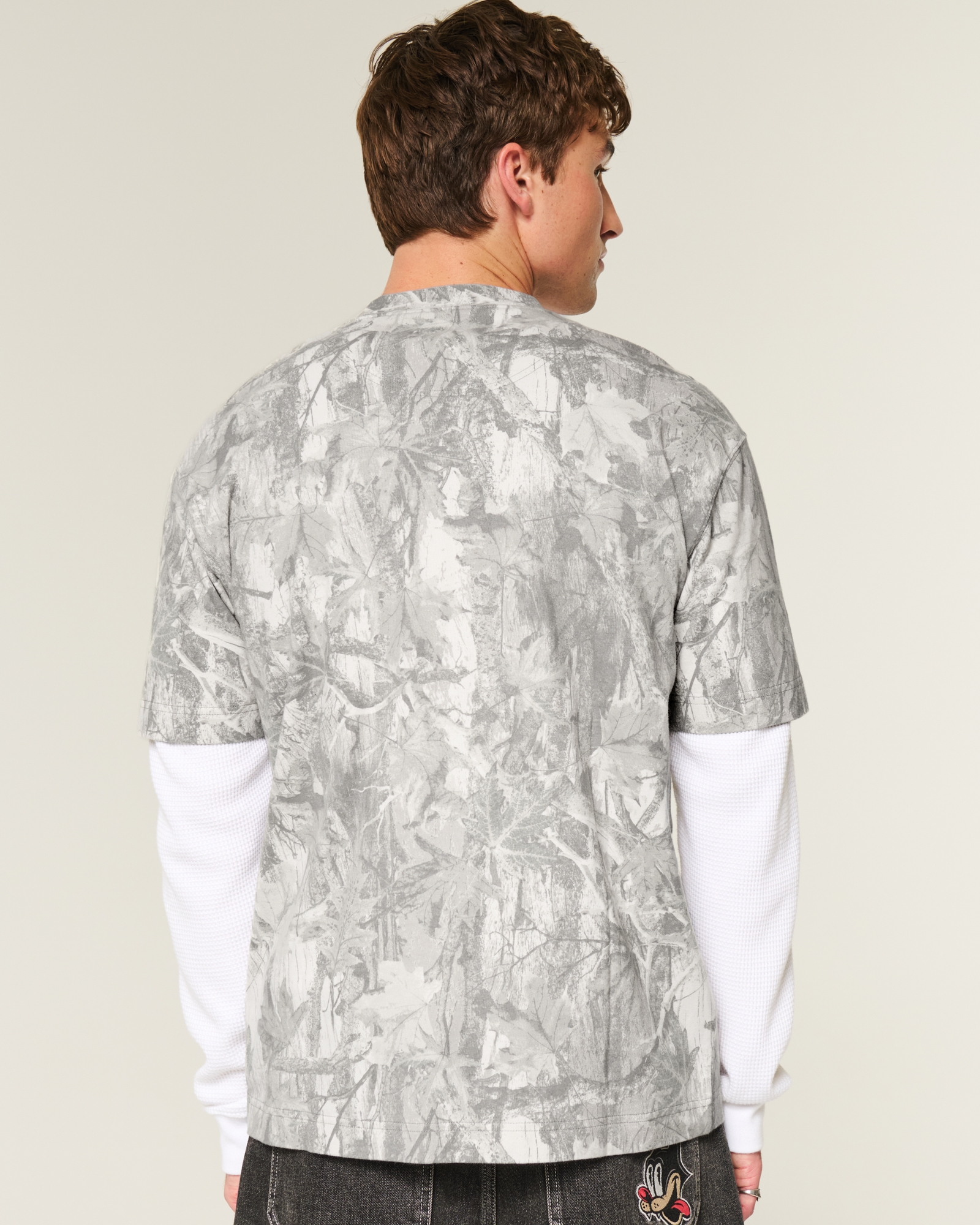 Boxy Heavyweight Washed Cotton Crew T-Shirt