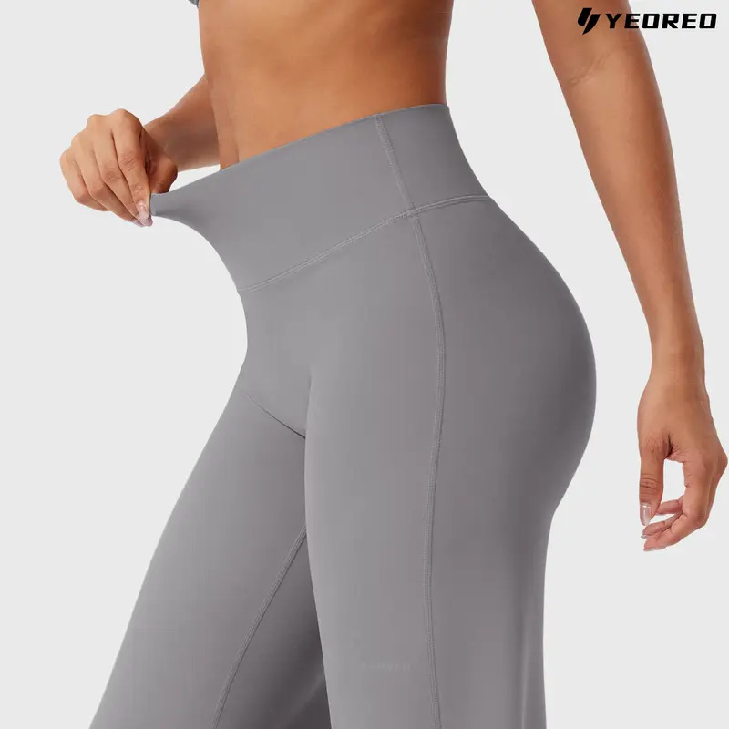 Women's High-Waisted Straight-Leg Yoga Pants/Leggings