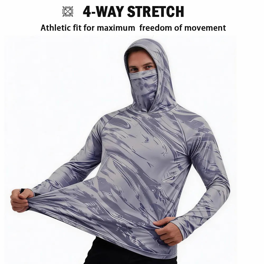 ☀️Men’s Quick-Dry Sun Protection Performance Hoodies (5-Pack)  | UPF 50