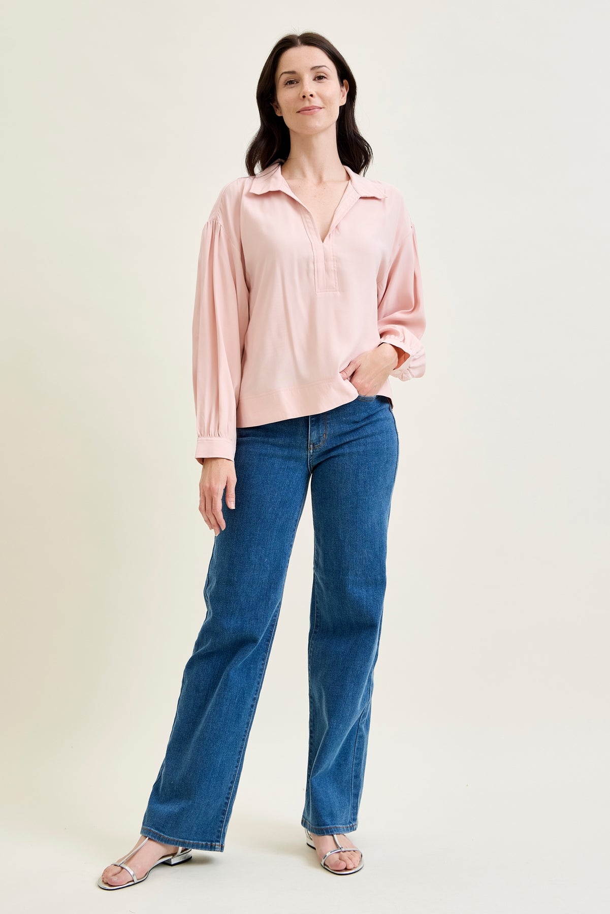 Katie High Rise Vintage Classic Wide Leg