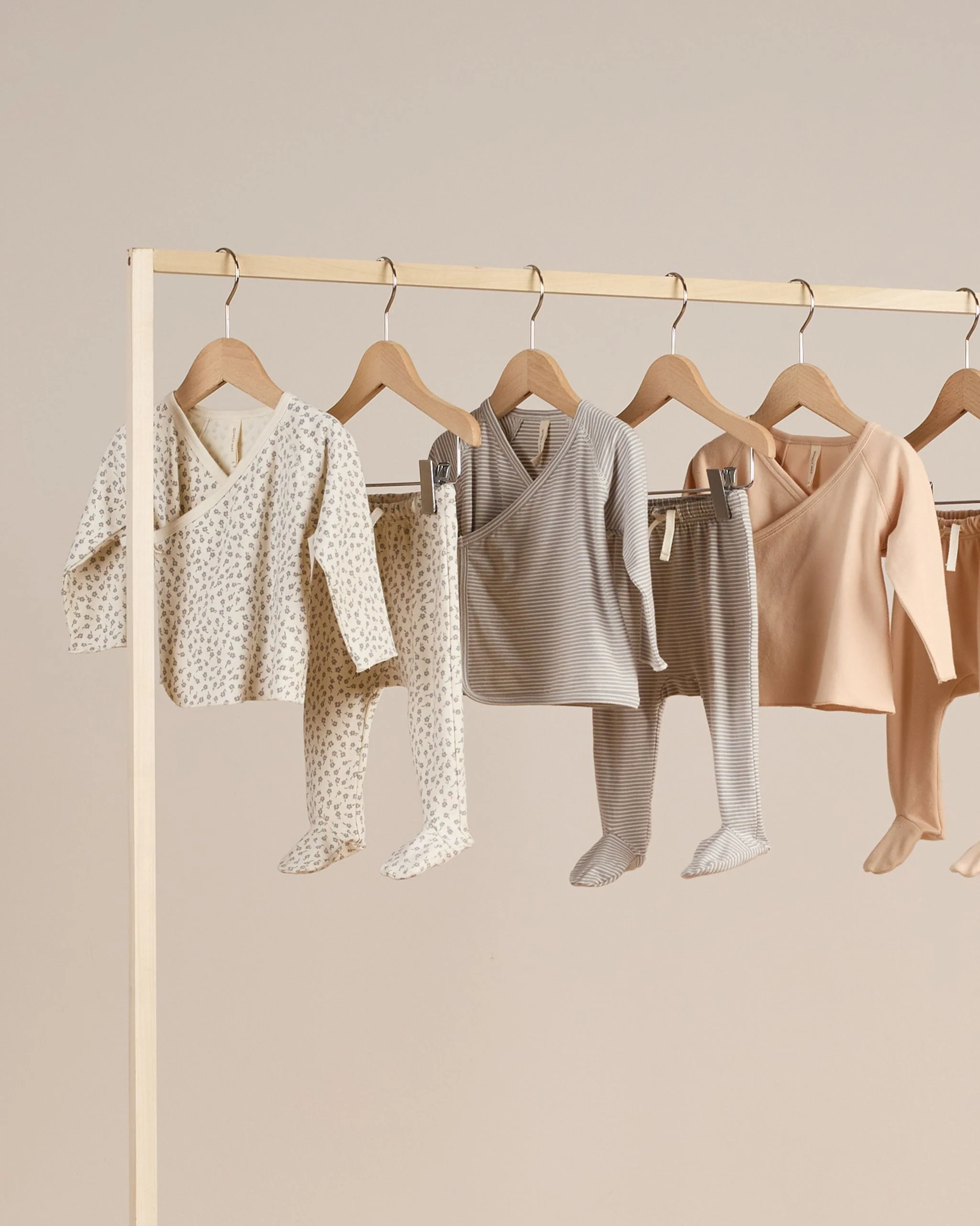Wrap Top + Footed Pant Set || Scatter