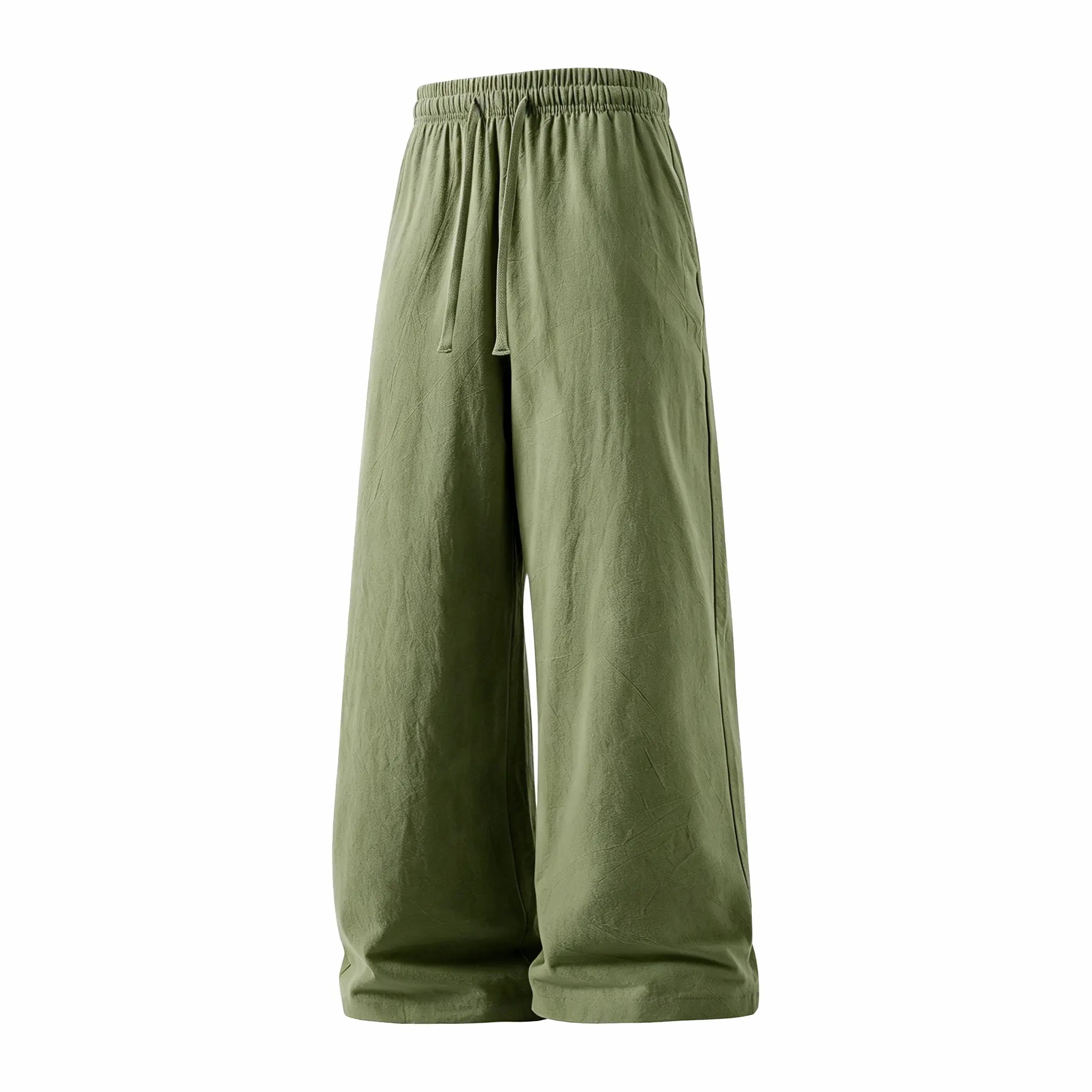Men's 7-Pack Ultra-Soft Linen Cotton Pants – Loose Fit, Anti-Wrinkle, Everyday Wear & Work