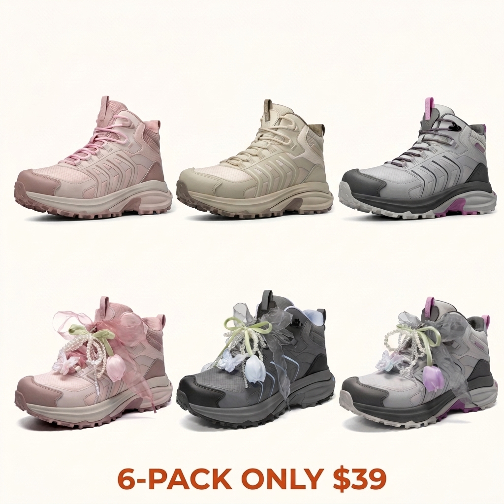 Women's Waterproof Lightweight Low-Cut Hiking Shoes