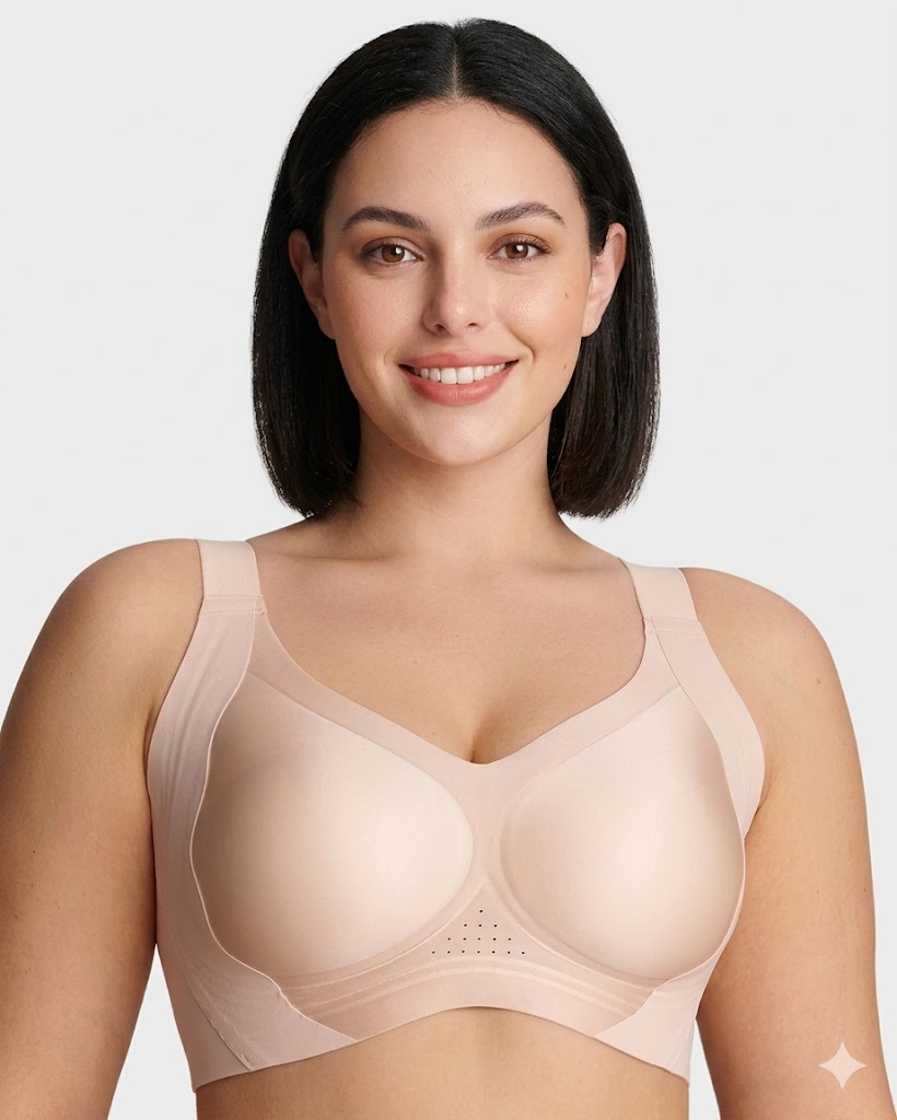 Invisible Wide-Band Wireless Support Bra