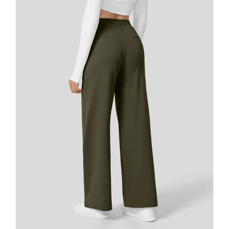 Women's Side Pocket Straight Leg Pants