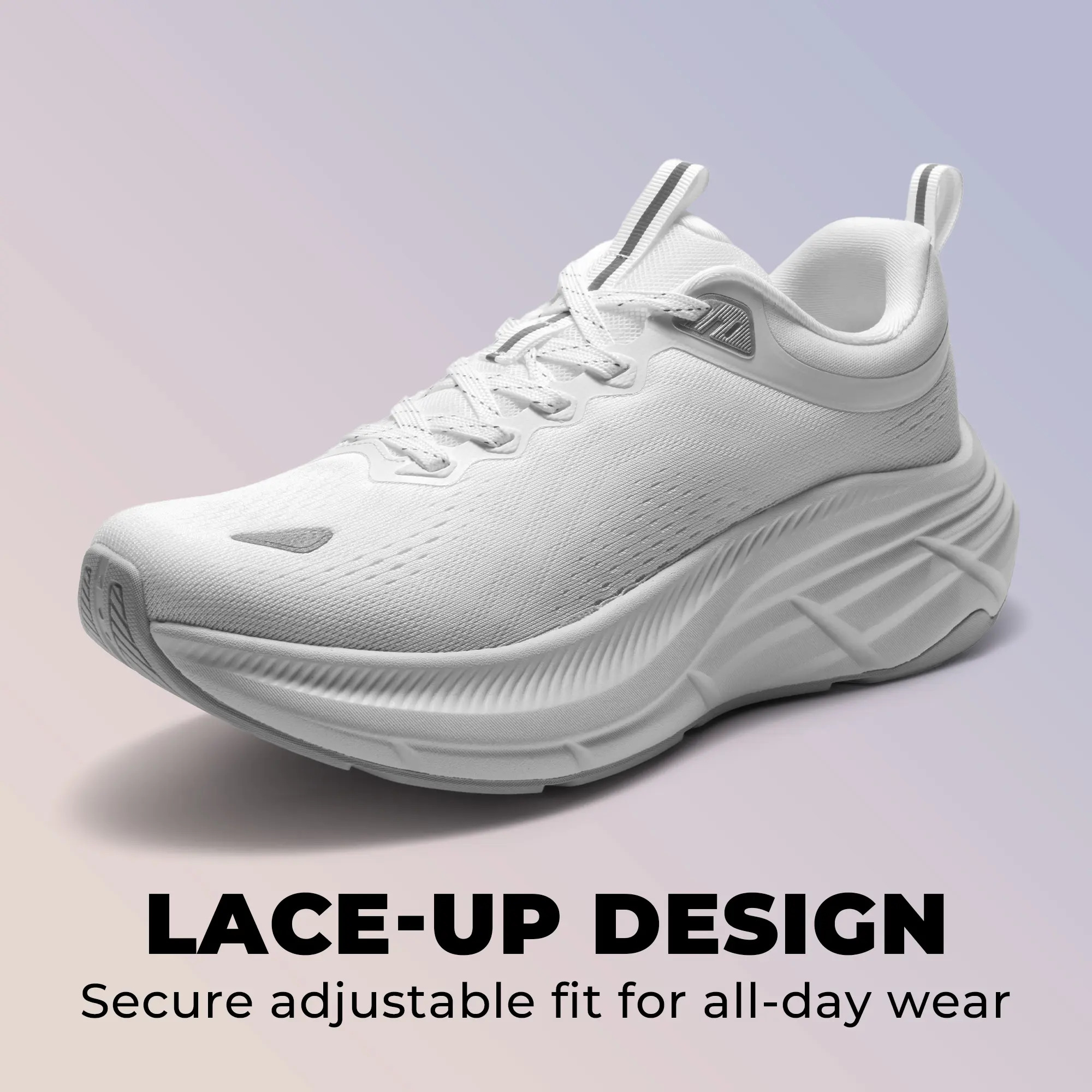 Women's Walking/Running Shoes — Cushioned Comfort, Breathable & Stylish