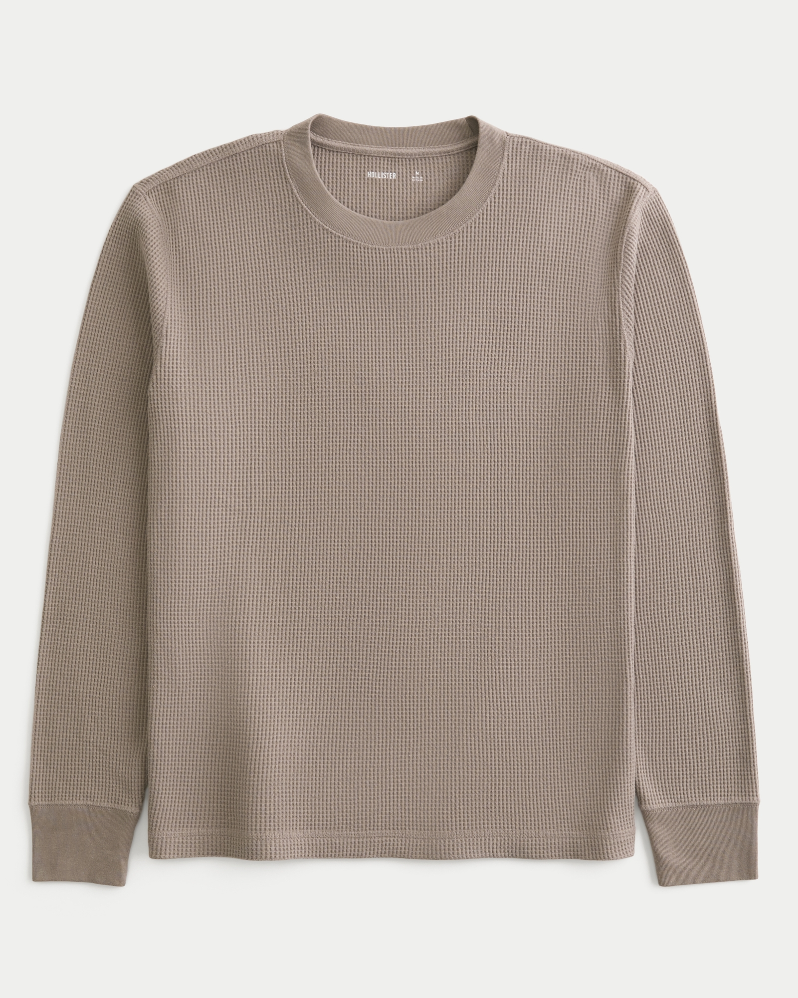 Relaxed Thermal Long-Sleeve Camo Crew Shirt