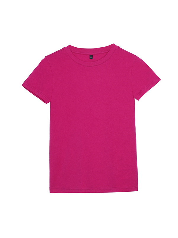 Solid Color Short Sleeves Skinny Round-Neck T-Shirts Tops