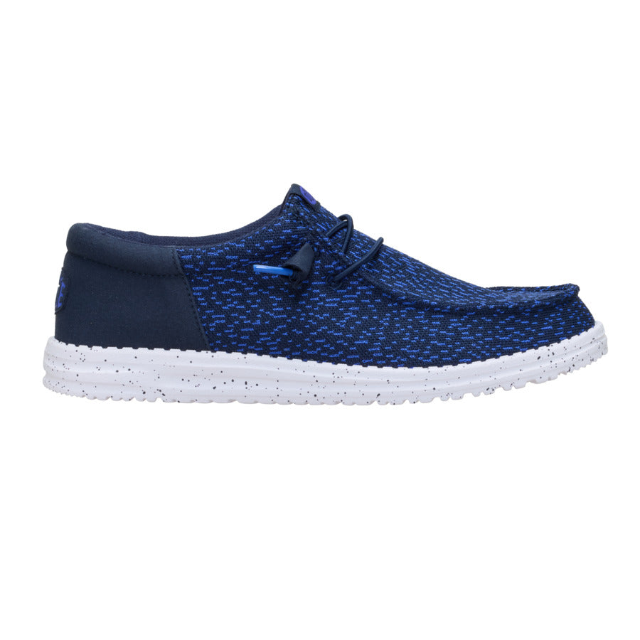 Wally Funk Stretch Speckle - Navy Blazer/Multi