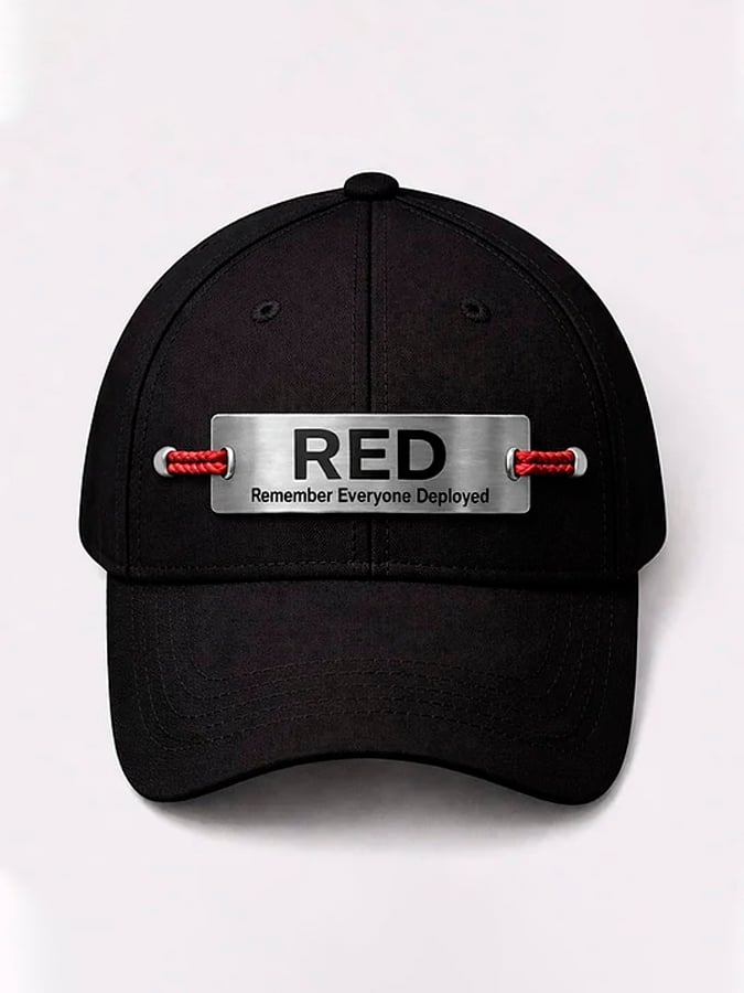 Red Friday Print Baseball Cap