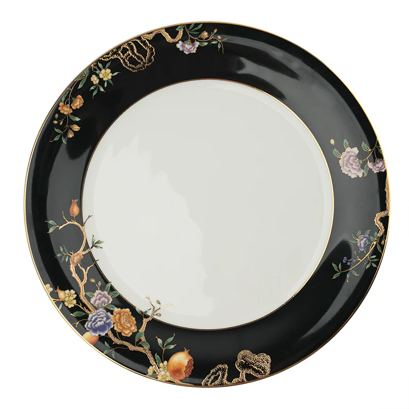 Bone China European Antique Style Bowl and Plate