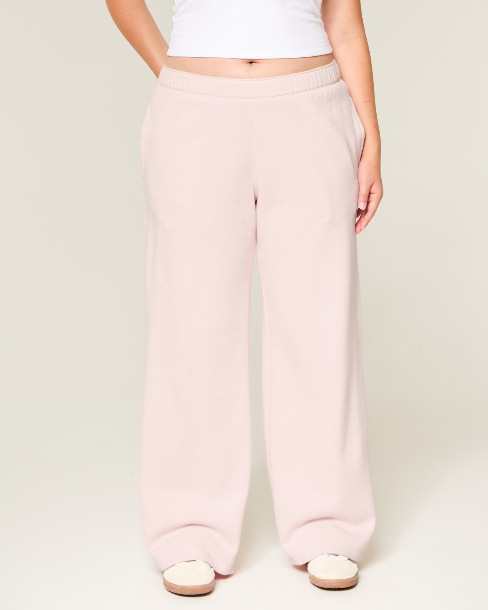Wide-Leg Sweatpants