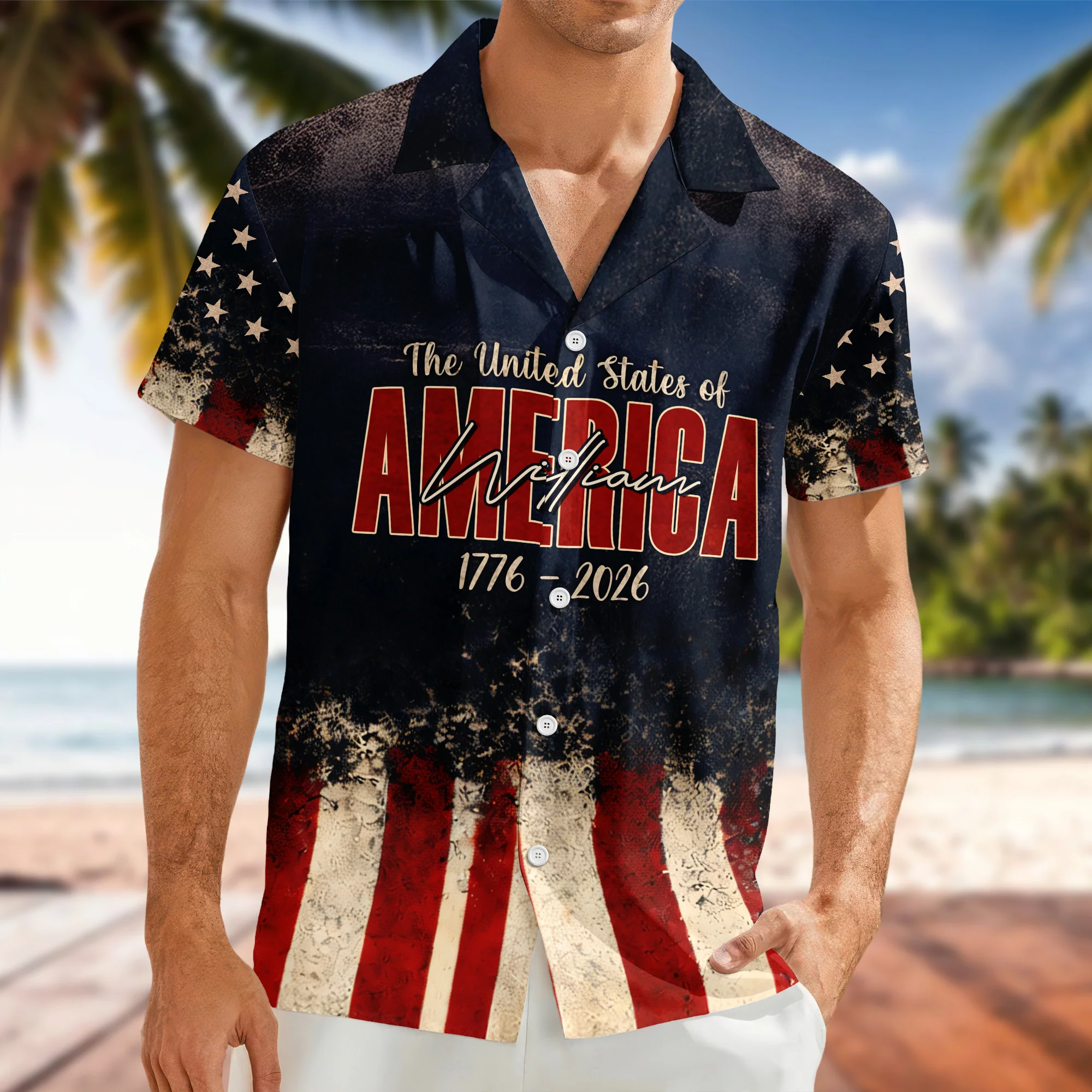 Men's The United States Of America 1776-2026 Shirt